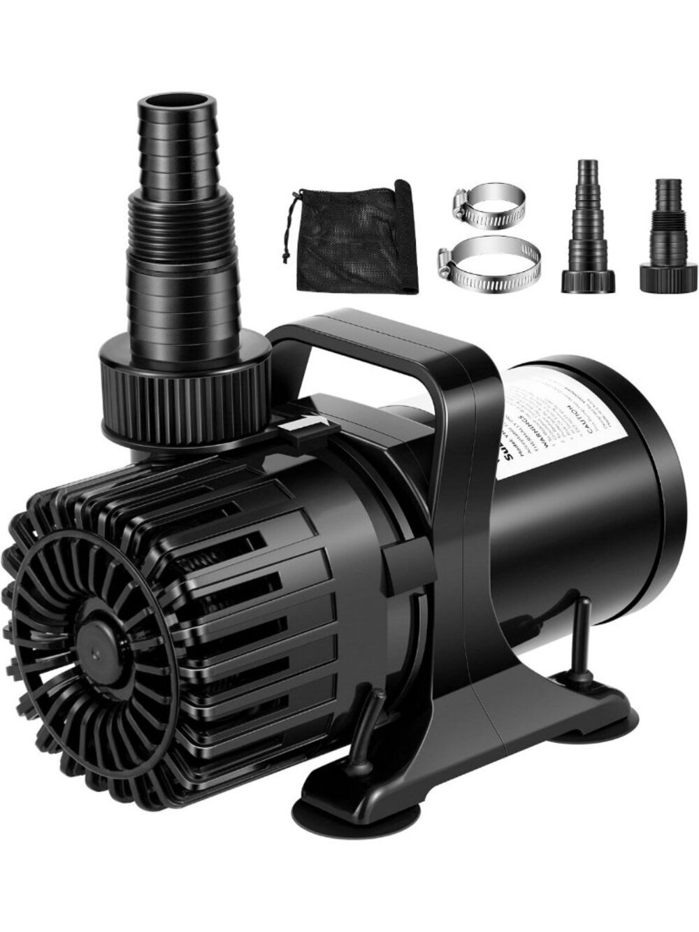 High-Performance 120W Submersible Water Pump 2700GPH with Barrier Bag for Koi